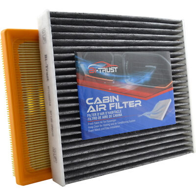 Bi-Trust Combo Set Engine Cabin Air Filter for 2012-2019 Toyota Prius C