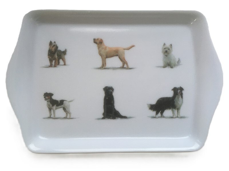 Small Snack Tray, Man's Best Friend design, for Dog Lovers, Leonardo range