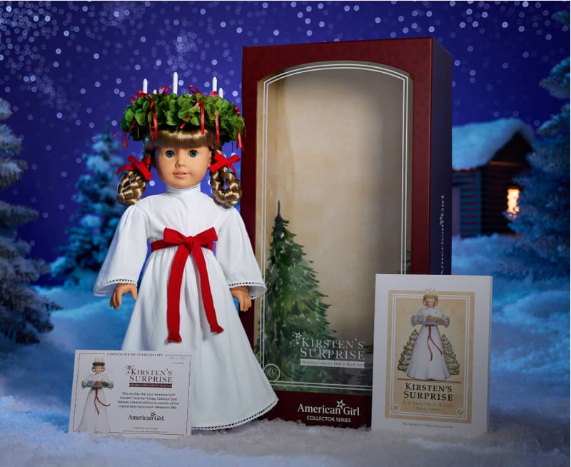American Girl Kirsten's Surprise Holiday Collector Doll Book Set