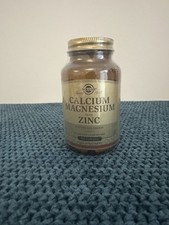 Image of Solgar - Calcium, Magnesium plus Zinc, 100 Tablets / Expiry November 2028