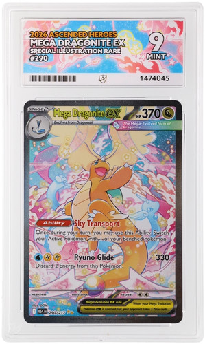 Mega Dragonite ex graded ACE 9 for sale on eBay