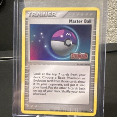 Pokémon Master Ball 78/108 Power Keepers Reverse Holo Uncommon Trainer