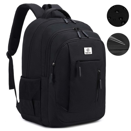 17" Laptop Backpack Waterproof 40L Large Rucksack Men Women Travel School Bag