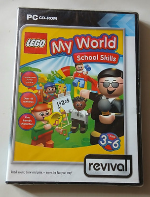LEGO My World School Skills - PC Windows 95 / 98 / Me / 2000 / XP - NEU VERSIEGELT
