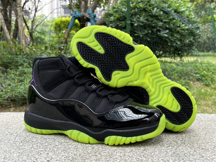 Air jordan 11 Black Green PURPLE men free shipping 🌟 | eBay