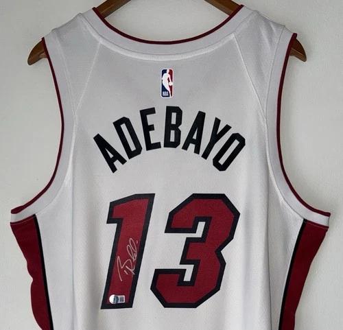 Bam Adebayo Signed Miami Heat Nike NBA Auto Authentic XL Swingman Jersey BAS