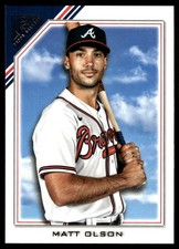 Matt Olson 2022 Topps Gallery #36 Atlanta Braves FREE SHIPPING AutographDen