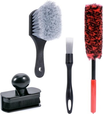 Tire Shine Applicator Brush Kit Large Vegan Tire Shine Brus Number of Items: 4
