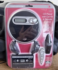 Durabrand Discman Cd Player With Car Kit And Remote Control NEW Cd 896