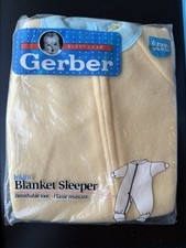 Vintage Gerber Sleepwear 6 Months up to 18 lbs Infant Blanket Sleeper Breathable