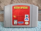 Mission: Impossible (Nintendo 64, 1997) N64 Authentic Cartridge Only! Tested.