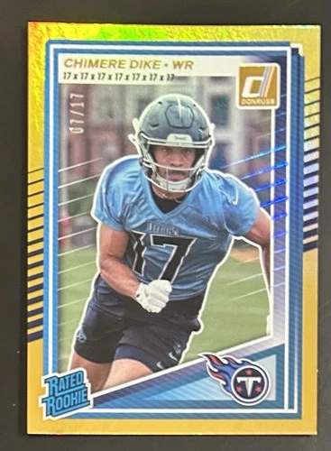 2025 Panini Chimere Dike Jersey Number (/17) (Raw)