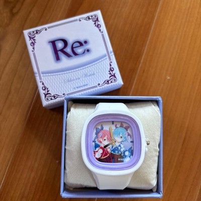 Re:Zero Silicone Watch Soft Color Band Rare Unused Anime Wristwatch