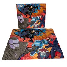 Vintage 1997 Batman Robin Jigsaw Puzzle Complete set Milton Bradley 4774-1