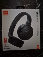 JBL Harman Tune 520BT Bluetooth Wireless On-Ear Headphones Black New Sealed Box
