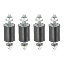 M6-20x25mm Rubber Isolator Mounts Vibration Studs Shock Absorber 4Pcs 61mm