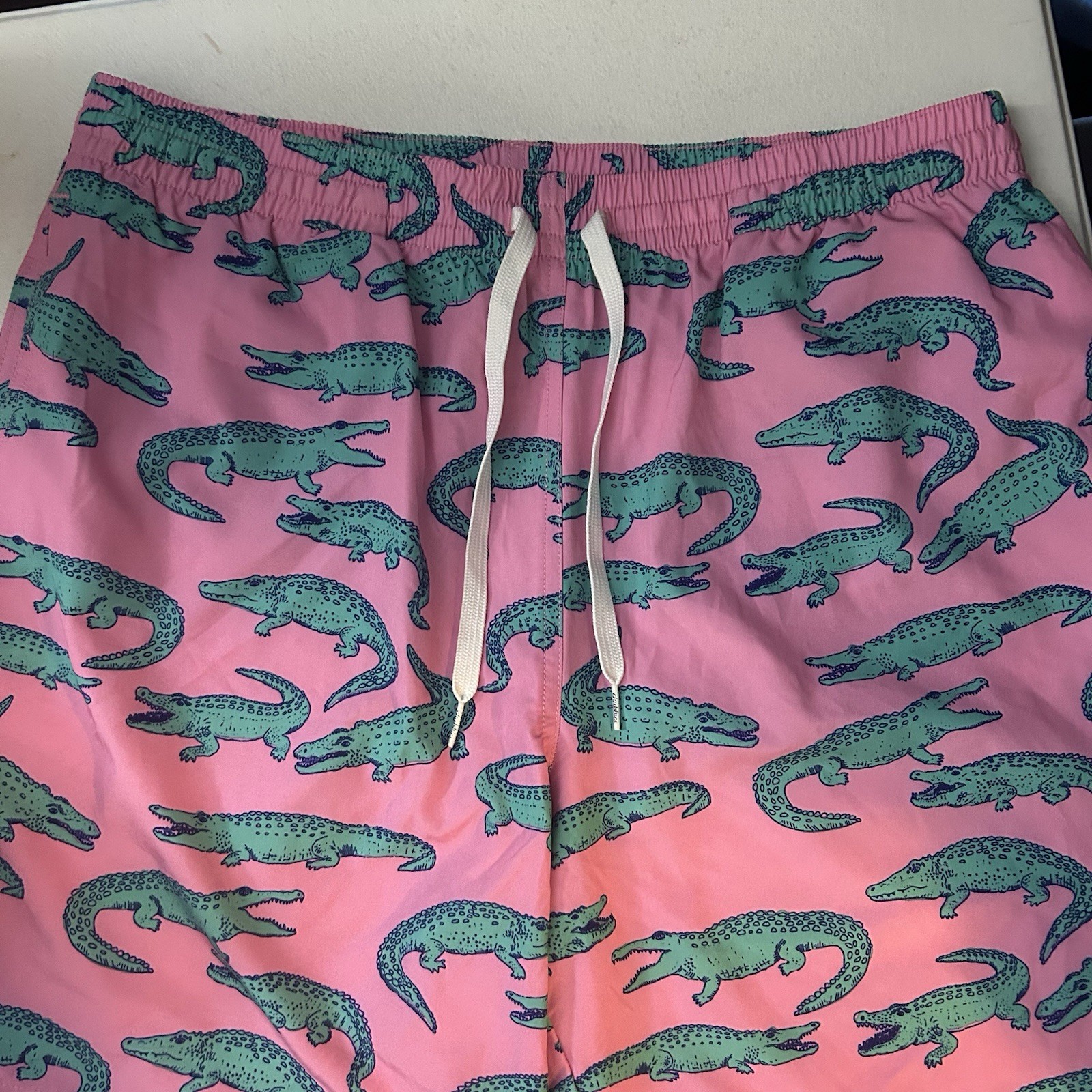 Chubbies Men Alligator Print Drawstring Lined Swi… - image 5