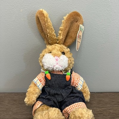 March of Dimes Paws and Peaches Bunny Rabbits Plush Vintage