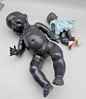 (T) 2 Vintage Black Dolls - 1 x  Pedigree Made in England