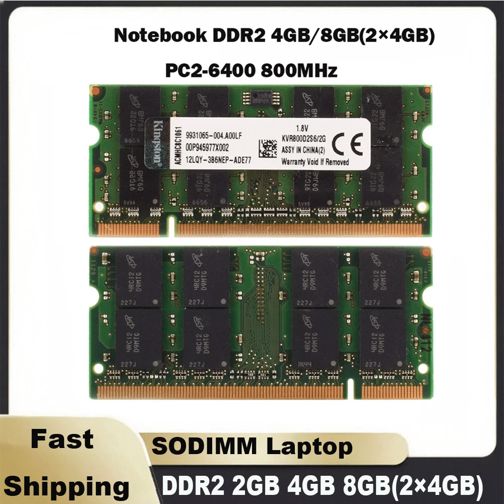 4gb Pc2 6400 Ddr2 800mhz Sodimm for sale | eBay