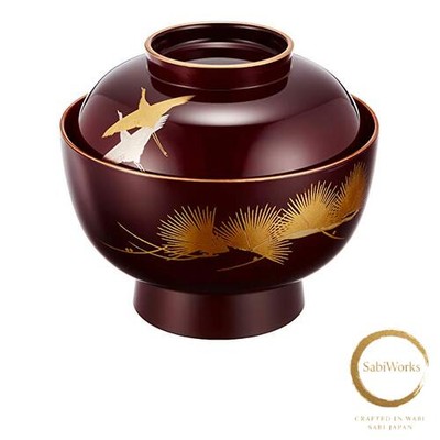 New Maeju Lacquerware 3T-404 Daiman Zozomi Bowl Flying Tamabuchi