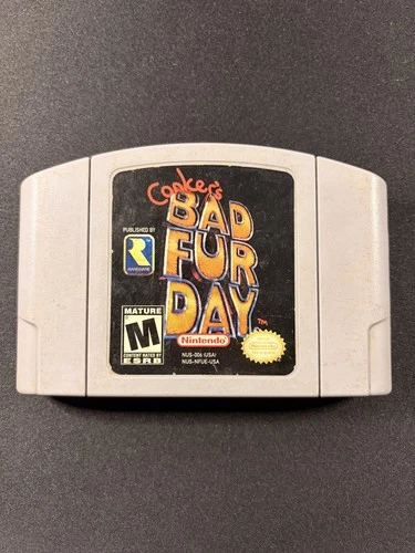 Conker's Bad Fur Day (2001) - Nintendo 64 Game Cartridge - Tested and Works