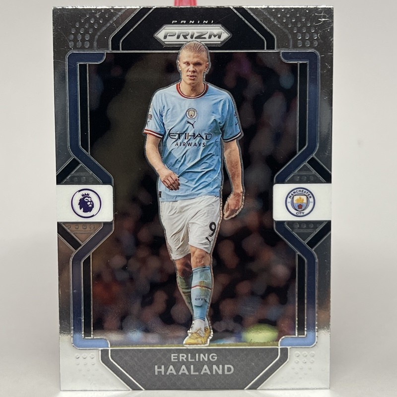 2022-23 Panini Prizm Premier League Erling Haaland Silver #223 Man City