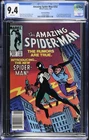 Amazing Spider-Man #252 First Black Suit CGC 9.4 Newsstand White Pages