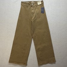 Women's High-Rise Sailor Wide Leg Relaxed Fit Jeans - Universal Thread Tan 4