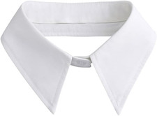 DNLKWGO Pointed Fake Collar Dickey Blouse Detachable False Collar for Women
