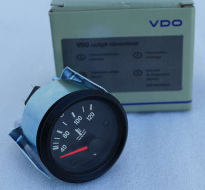 VDO Cockpit Internationale Kühlwassertemperatur 120°C 52mm 24V 310040002G