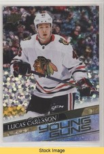 2020 Upper Deck Young Guns Speckled Rainbow Foil Lucas Carlsson #212 READ 09ej