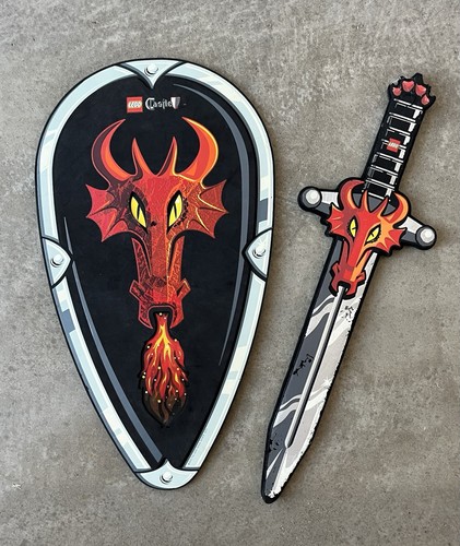 Legoland exclusive Lego Castle Dragon Shield & Sword Soft Play Foam 2014