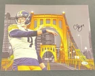 Chris Boswell Autographed Custom Photo Pittsburgh Steelers 11x14 Bridge
