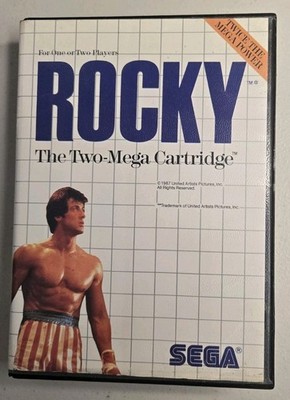Rocky (Sega Master System, 1987) No Manual Authentic See Pictures