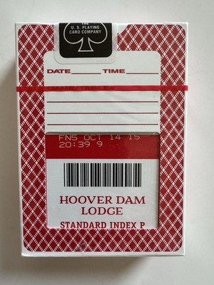 Hoover Dam Lodge Casino Playing Cards Deck Standard Index P Boulder City Nevada
