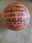Michael Cooper Signed Spalding Basketball W Multi Inscriptions Lakers BAS