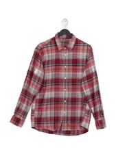 MUJI Men's Shirt M Multi Checkered 100% Cotton Basic