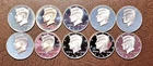 Lot of (10) Different-date Gem Proof Silver Kennedy Half Dollars (1999-2010)