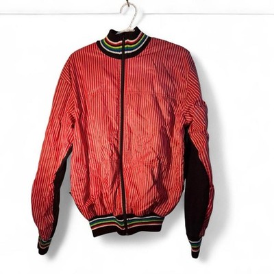 Vintage KendaRoy Belgium Striped Track Jacket 6