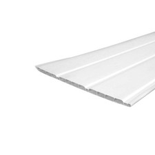 5m Length x 300mm White Plastic Soffit Board uPVC Hollow Soffit Cladding Roof /