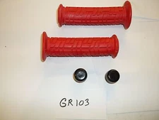 RED ATV HAND GRIPS FOR THUMB THROTTLE HONDA ATC 200 E / ES BIG RED / 200 M  NEW 