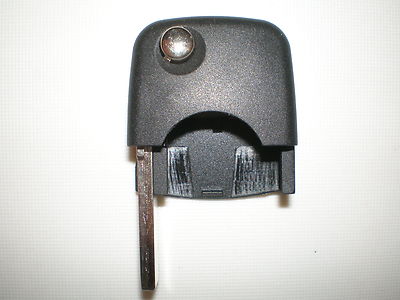 NEW REPLACEMENT FLIP KEY REMOTE HEAD & UNCUT KEY / ROUND SHAPE BUTTON