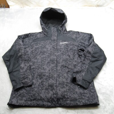 Columbia Jacket Women Small Black Tunnel Falls Water Resistant Interchange Shell