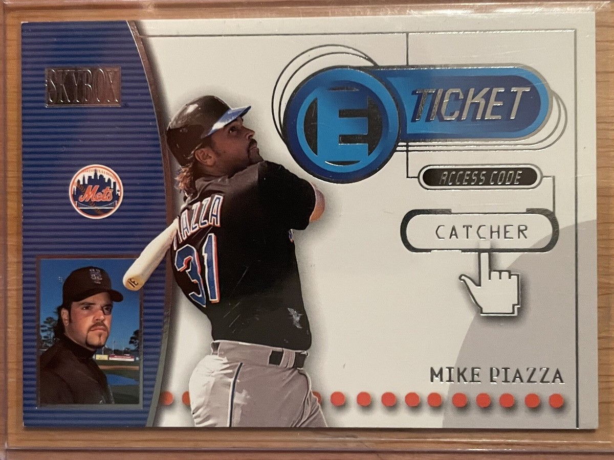 スポーツ選手 SKYBOX MLBCard E-TICKET 15/15 complete Mike Piazza 2000 Skybox Eticket #15 New York Mets | eBay
