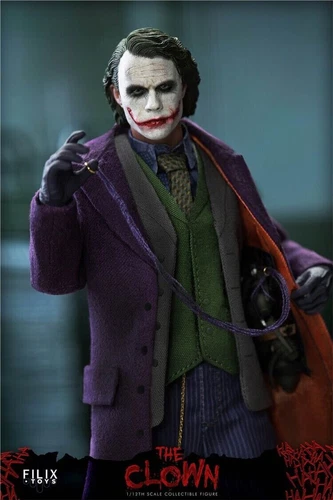 FILIX TOYS FX004 1/12 Joker Heath Ledger 6" Action Figure in stock - Picture 14 of 24