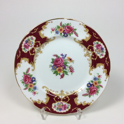 Paragon 6 x Brotteller Teller 15,5 cm vintage 50er Jahre English Bone China
