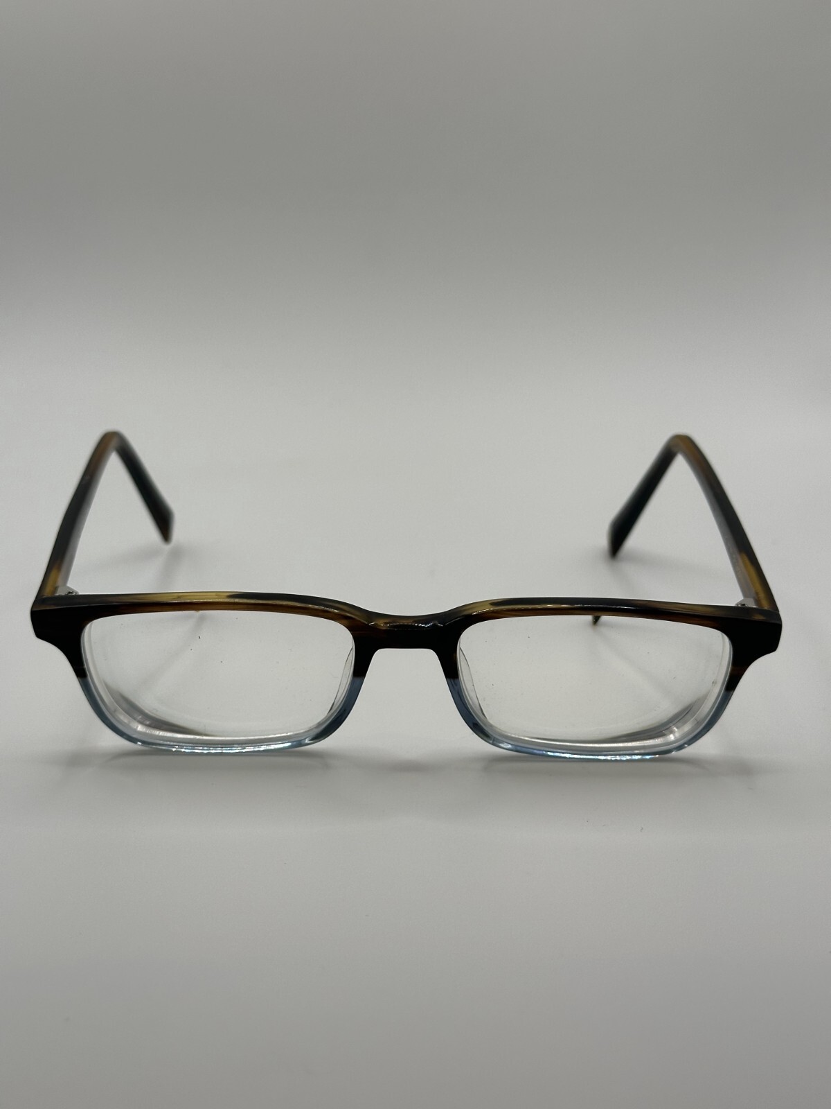 Warby Parker Wilkie 325 Women Brown Crystal Blue Full Rim Eyeglasses FRAMES ONLY