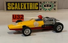 Slot Scalextric Exin C-36 Honda Ra273 F1 24 Yellow Chassis Maroon 2nd Series