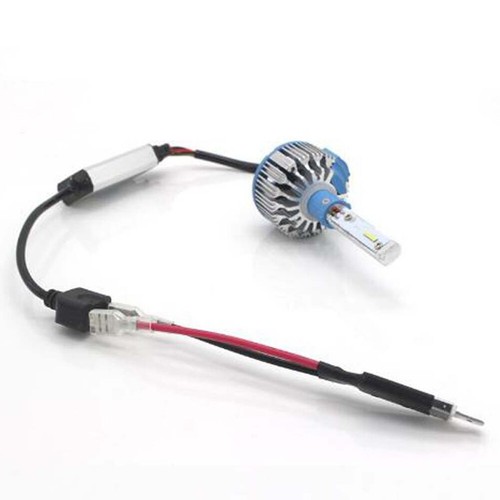 2Pcs LED H1 Wiring Connector Cables Convenient H1 Socket Convert Adapter Wires - Picture 11 of 12